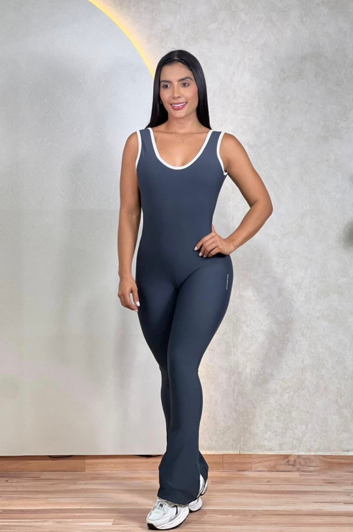 Enterizo Bota Campana Suplex Azul