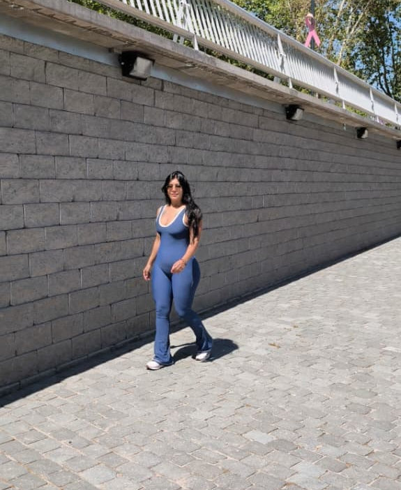 Enterizo Bota Campana Suplex Azul